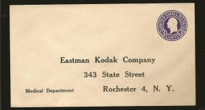 USA SC#U436 Eastman Kodak Company Advertising Cover Unposted