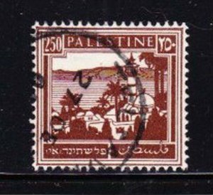 Album Treasures  Palestine Scott # 81  200m Tiberias Sea of Galilee  VF Used CDS