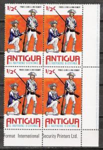 Antigua #423 US Bicent Plate Block MNH