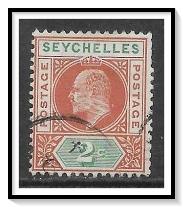Seychelles #38 King Edward VII Used