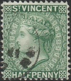 St. Vincent,  #41  Used From 1883-87