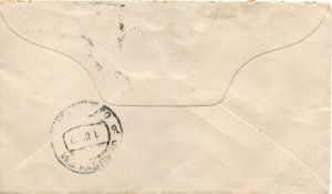 1902 Sg 230 2½ on 1909 Cover from Nelson, Lancashire to Jerusalem, Palestine