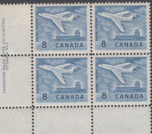 Canada UNITRADE MNH  # 436      LL      Plate  1          Corner Block