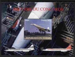 Chad 2011 History of Concorde perf m/sheet unmounted mint