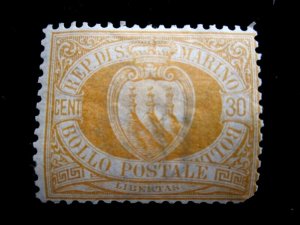 SAN MARINO - SCOTT# 16 - MH - CAT VAL $9.25