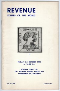 (I.B) Revenue Literature : Robson Lowe Catalogue (World 1975) 