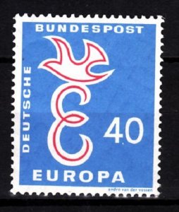 GERMANY 1958 EUROPA. 40Pf, MNH