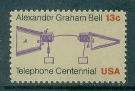 1683 13c Telephone Fine MNH