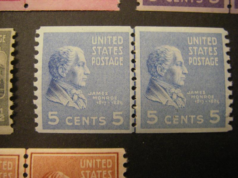 PREXIE LINE PAIRs COMPLETE, Scott 839 - 851, BEAUTIFUL MNH GROUP