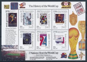 [110583] Palau 2001 History World Cup Football Soccer  MNH