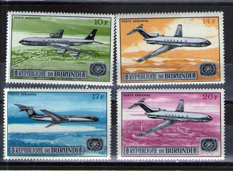 Burundi C55-C58 MNH