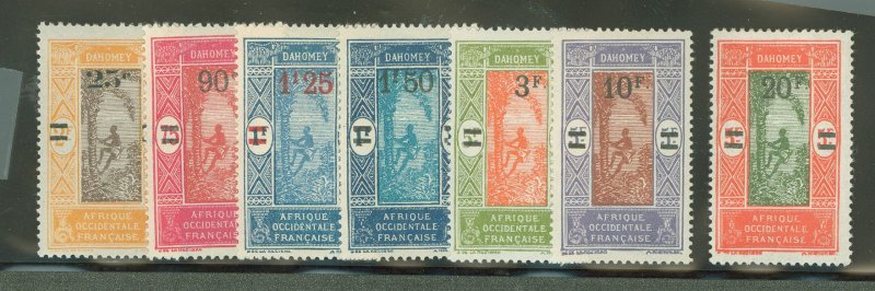 Dahomey #90-96 Unused Single (Complete Set)