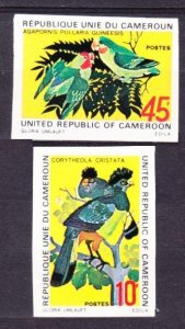 1972 Cameroon 715b-716b Birds 15,00 €