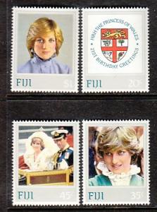 Fiji Princess Diana 21st Birthday 470-3 MNH VF