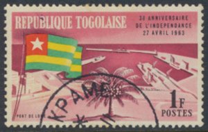 Togo  SC# 449   Independence Anniv   CTO  see details & scans