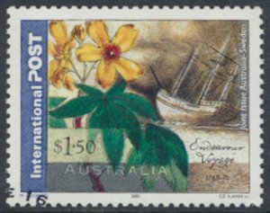 Australia   SC#  1997  SG 2135 Used Endeavour Botanist with fdc see details &...