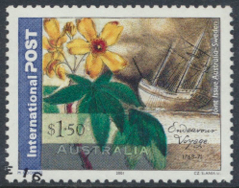 Australia   SC#  1997  SG 2135 Used Endeavour Botanist with fdc see details &...