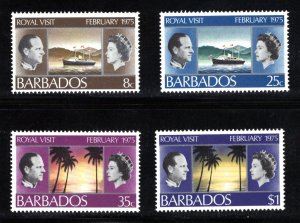 BARBADOS  SC# 416-419  FVF/MNH