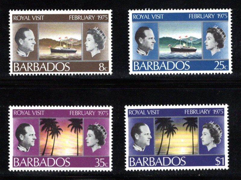 BARBADOS  SC# 416-419  FVF/MNH