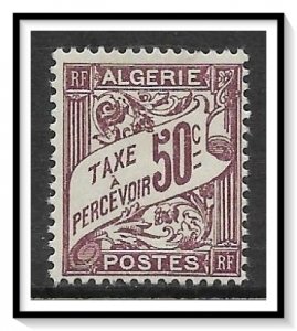 Algeria #J7 Postage Due MH