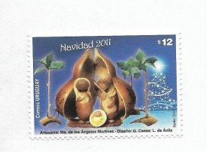 URUGUAY 2011 CHRISTMAS MANGER NAVIDAD 2011 1 VALUE MINT NH VF