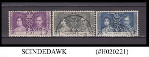 FIJI - 1937 CORONATION - 3V USED