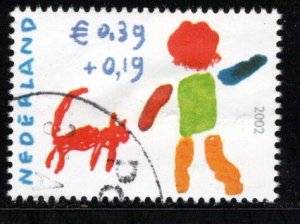 Netherlands Scott # B737a, used