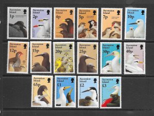 BIRDS - ASCENSION #640-55   MNH