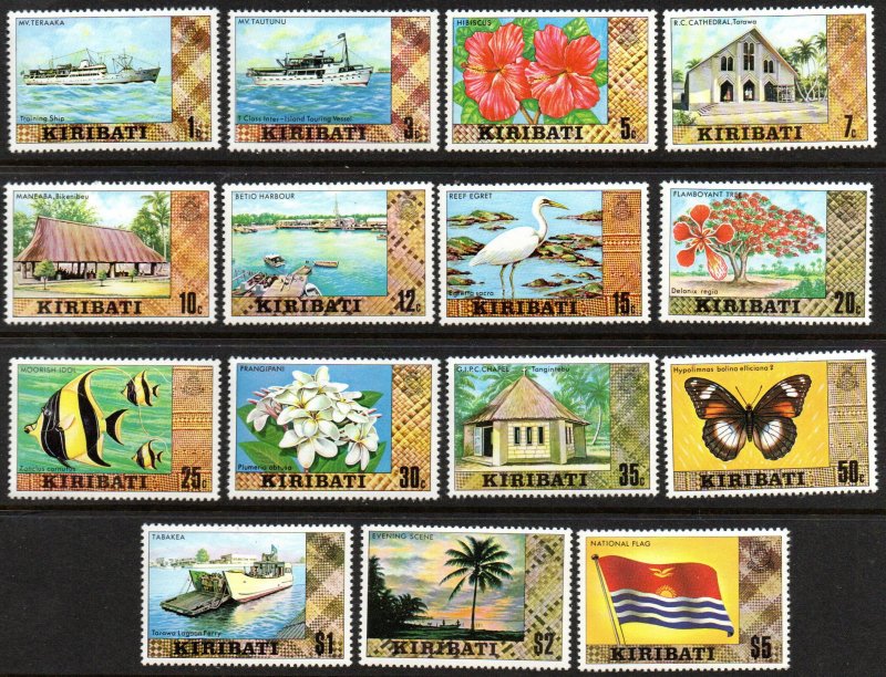 Kiribati Sc #327-340A MNH