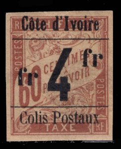 MOMEN: FRENCH IVORY COAST SC # Q21 1903 MINT OG H $140 LOT #68953*