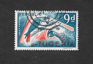 NIGERIA 1965 ANIMALS 9d USED