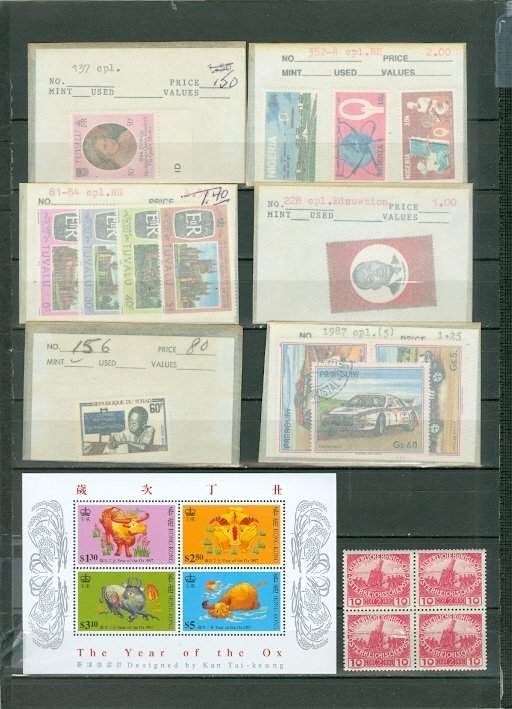 WORLDWIDE SELECTION of (18) FROM MERCHANT STOCK...SOME MNH