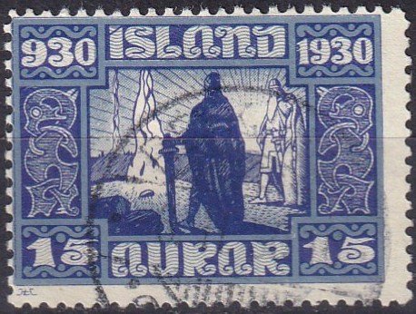 Iceland #156 F-VF Used CV $11.00 (Z6465)