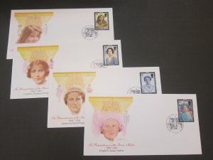 Great Britain 2002 Sc 2044-47 Royal family set FDC