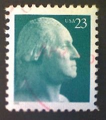 United States, Scott #3616, used(o), 2002, George Washington, 23¢, green