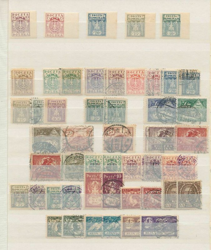 POLAND Early/Mid M&U Accumulation (Appx 200 +Items) (Ad 468