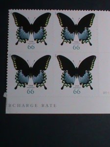 UNITED STATES-2013 SC# 4736 LOVELY BUTTERFLY-MNH PLATE BLOCK OF 4-VERY FINE