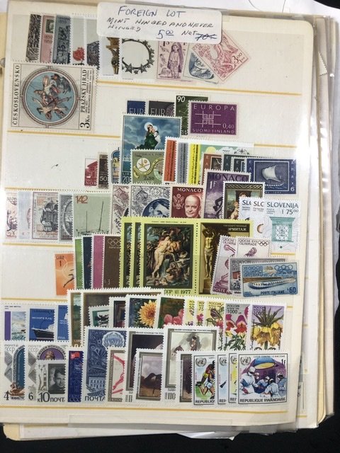 Worldwide Stamps On Stock Pages British Colonies & More