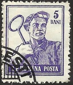 ROMANIA - 1025 - Used - SCV-0.25