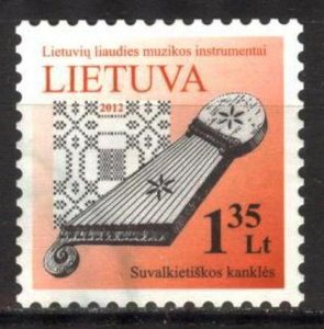 Lithuania 2012 Musical Instruments Mi. 1091 I Used / CTO