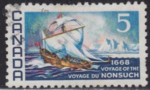 Canada 482 USED - 1968 Nonsuch Ship