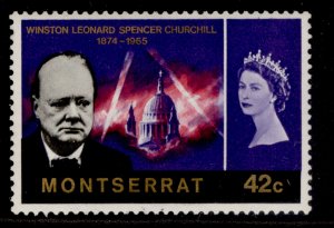 MONTSERRAT QEII SG182, 42c bluish violet, NH MINT.