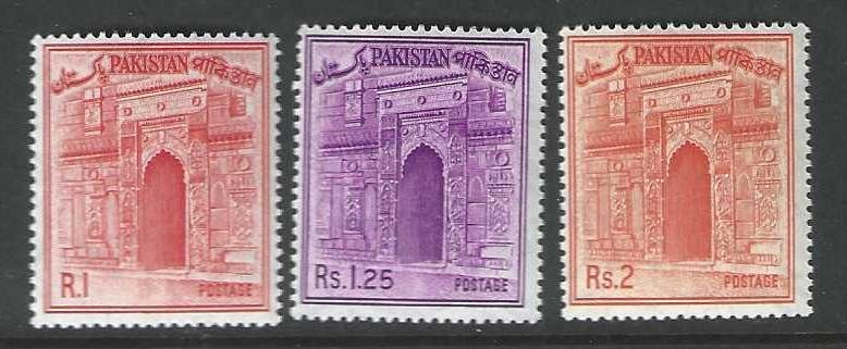 Pakistan  200-202 WMK 351  MNH SC:$5.15