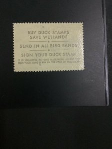 MOMEN: US STAMPS #RW44 DUCK MINT OG NH LOT #53541