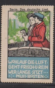 Advertising Stamp- German Songs Series, Good Air, Fresh and Clean.