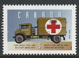 1996 Canada - Sc 1605c - MNH VF -1 single - Vehicles -5- Ford Military Ambulance
