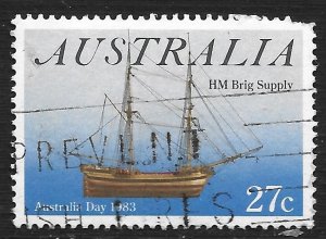 Australia #862 27c Australia Day - Ships - HMS Brig Supply