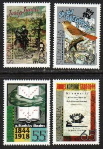 Slovenia Sc #185-188 MNH