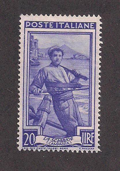 ITALY SC# 557 F-VF OG 1950