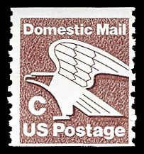 PCBstamps   US #1947 (20c)C & Eagle, coil, MNH, (5)